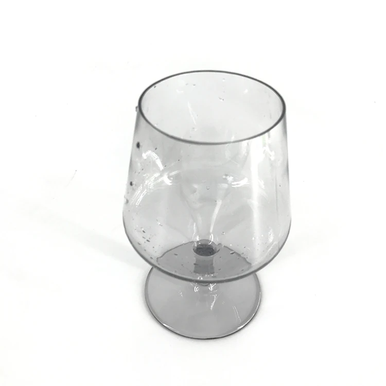 Customized Unbreakable PC Plastic Champagne Party Stemless Wine Glasses For Wedding