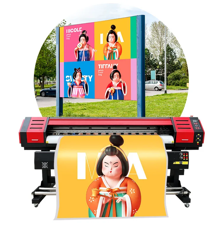 TIFFAN China 1.6m Large Format Roll to Roll Digital fabric tarpaulin sublimation textile machine printer