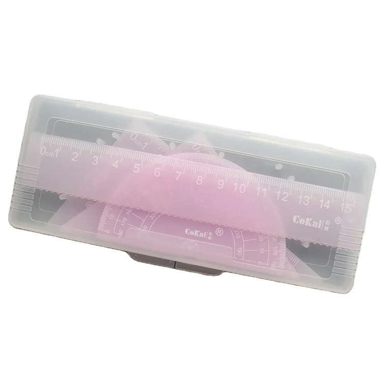 Wholesale Student High Quality Stationery Set Small Plastic Rulers For School