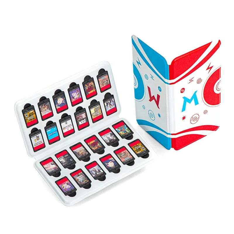 New 24 IN 1 Gaming Box Storage Game Card Holder Cartridge Card Slots Case For Nintendo Switch Accessories