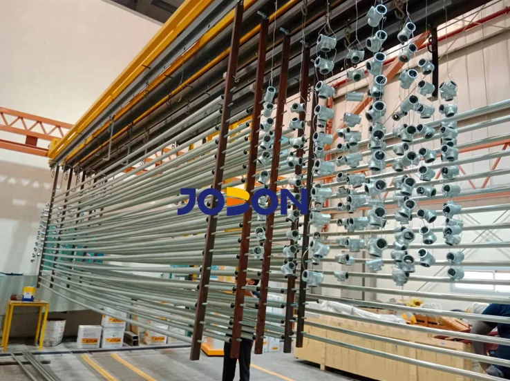 Высокоэффективная ручная линия порошкового покрытия для обработки металлических