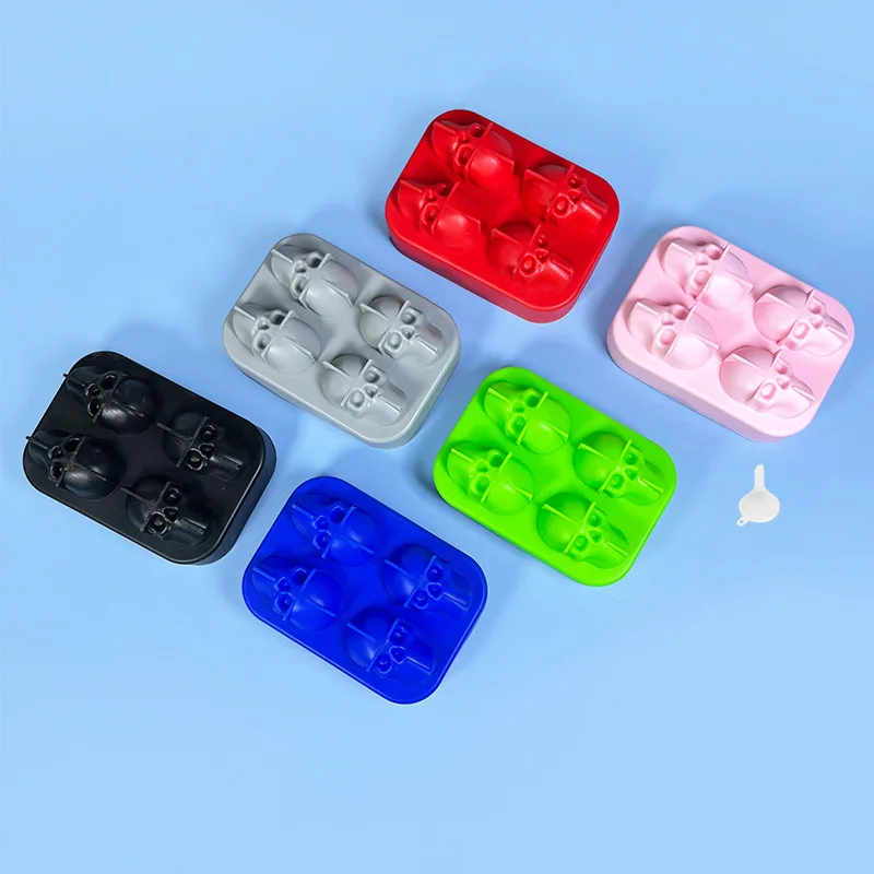 2024 Hot Selling Summer Safe Ice Cream Makers Silicone Ice Cube Tray