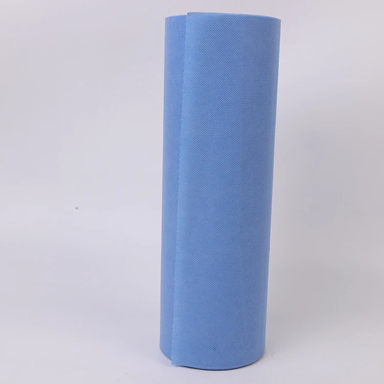 PP Spunbond Nonwoven Blue 1.6m SMS Polypropylene Non Woven Fabric