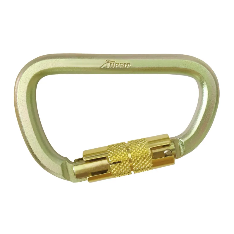D shape Steel Carabiner,Safety climbing hook