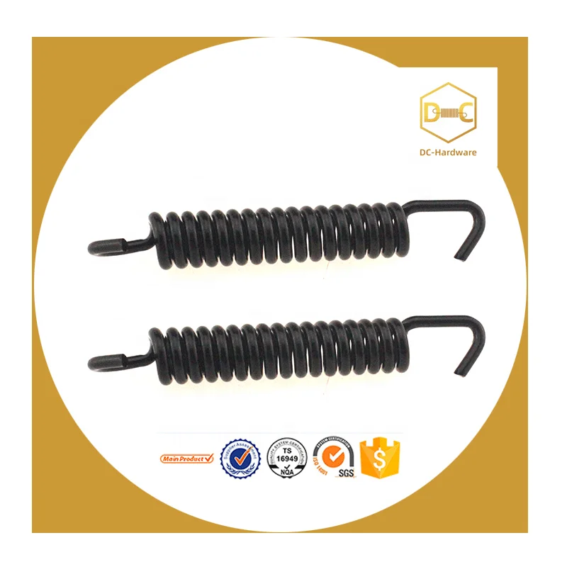 Free Sample Fast Shipment Stainless Steel Black Galvanized Furniture Spiral Long Small Adjustable Tension Extension Springs