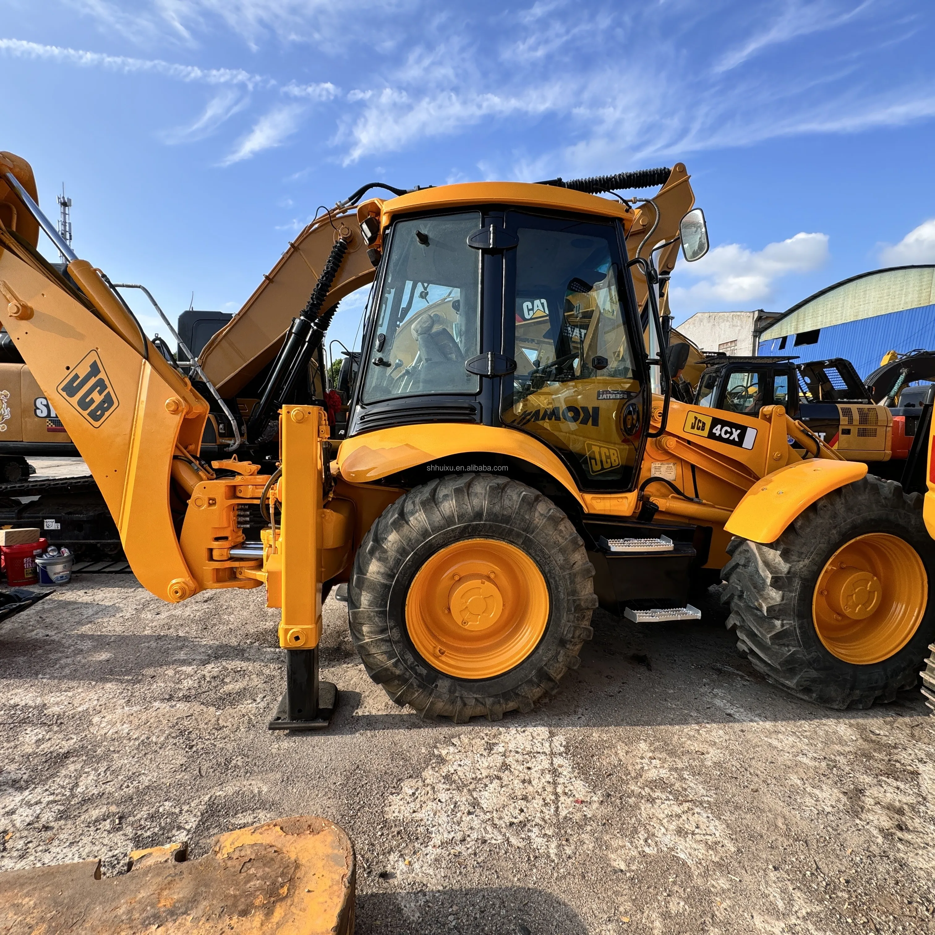 Wholesale JCB 4CX  3CX Second Hand backhoe loader Used Engineering Backhoe Loader Construction Machine with free parts