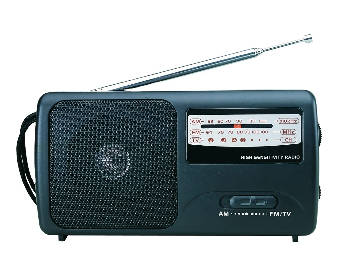 hot selling D size battery  built in speaker  am fm radio colorful