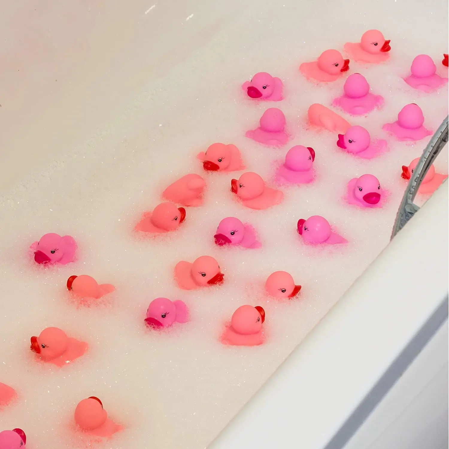 Classic Rubber Duck Bath Toys - Float and Squirt Duckies for Baby Shower