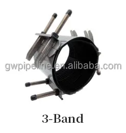 Low-priced Stainless Steel Band Repair Clamp for Various Pipe OD