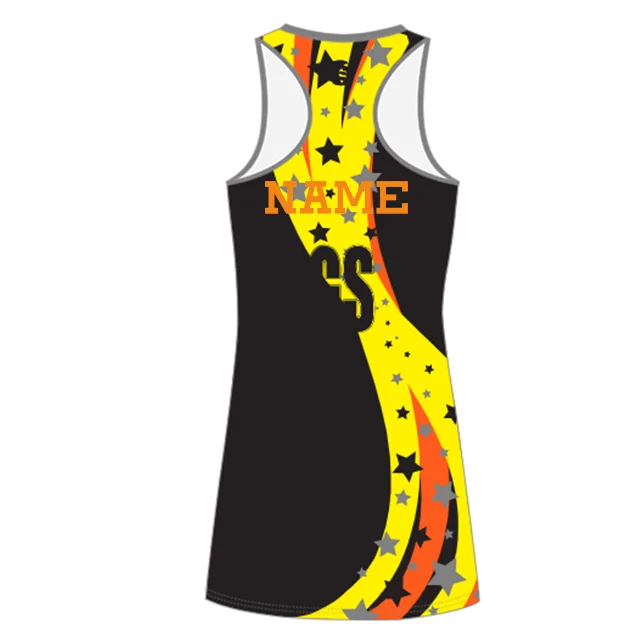 Quick dry ladies netball dress sport sexy uniform fashion tank dress active vest dress