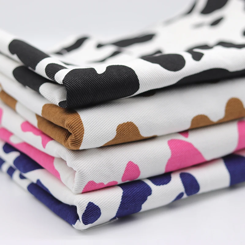 
High Quality Beautiful white 7s 100% printed Cotton Fabric Wholesale Prices Cloth for jacket pants bag 