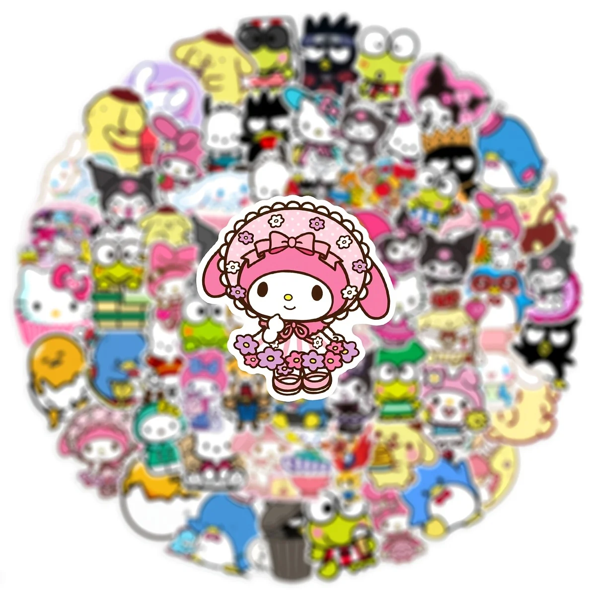 100pcs/pack Cartoon Cute Kids Teens Adults Waterproof Stickers for Water Bottles ,Laptop Helmet ,Decor