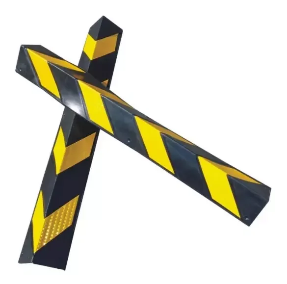 Reflective Garage Crash Bars Corner Protects the Car Against Collision Rubber Strip Corner Protector