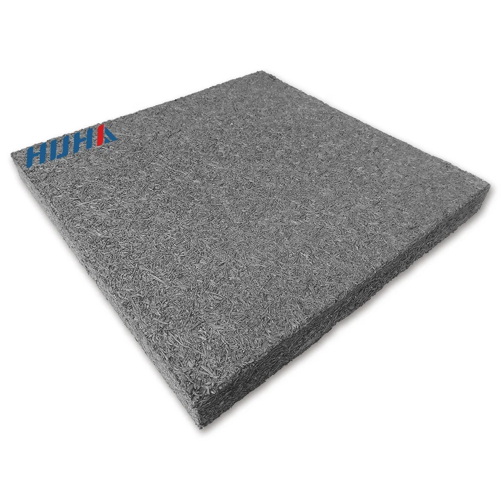 Guangzhou Factory HUHA high quality impact ballistic rubber blocks 50mm strong tensile adhesive strength ballistic rubber tiles