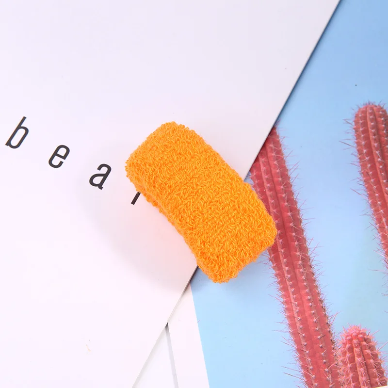 classic candy color high stretch large elastic girls disposable tie hair bands bulk  towel scrunchies Rubber Bands