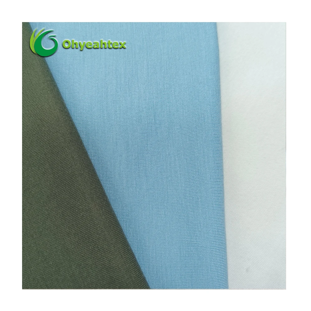 Pure Bamboo Stretch Fabric 67% Bamboo 28% Organic Cotton 5% Spandex for Underwear