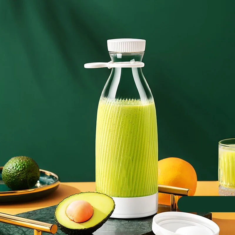 Portable Blender Mini Mixer Electric Juicer Machine Fresh Fruit Juice Blender Smoothie Maker Blender Cup Bottle