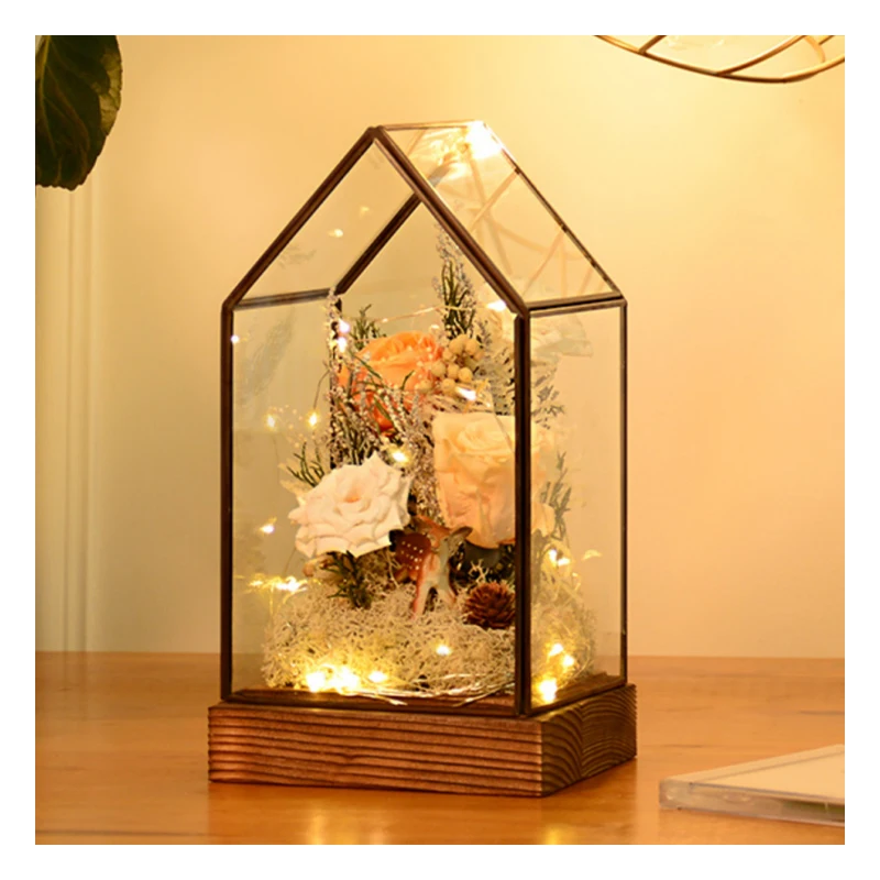 Home Decoration Accepts Custom Glass Flower Room
