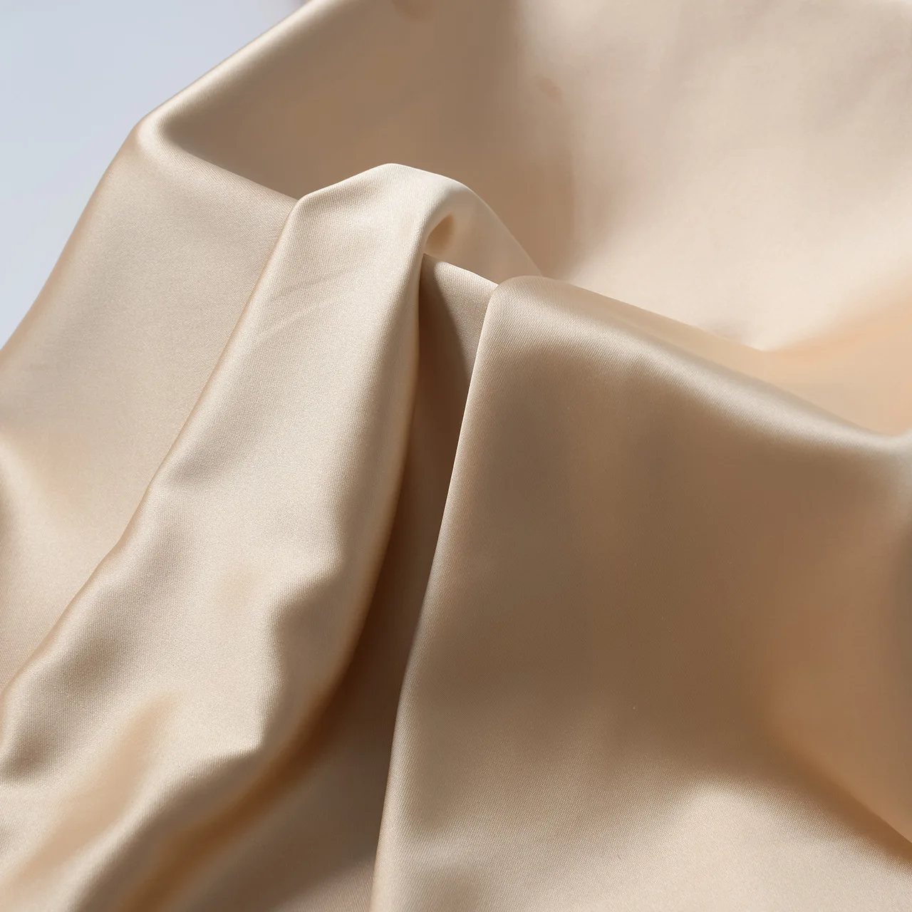 Heavy weight polyester spandex shiny stretch bright satin cloth fabric for baseball suit