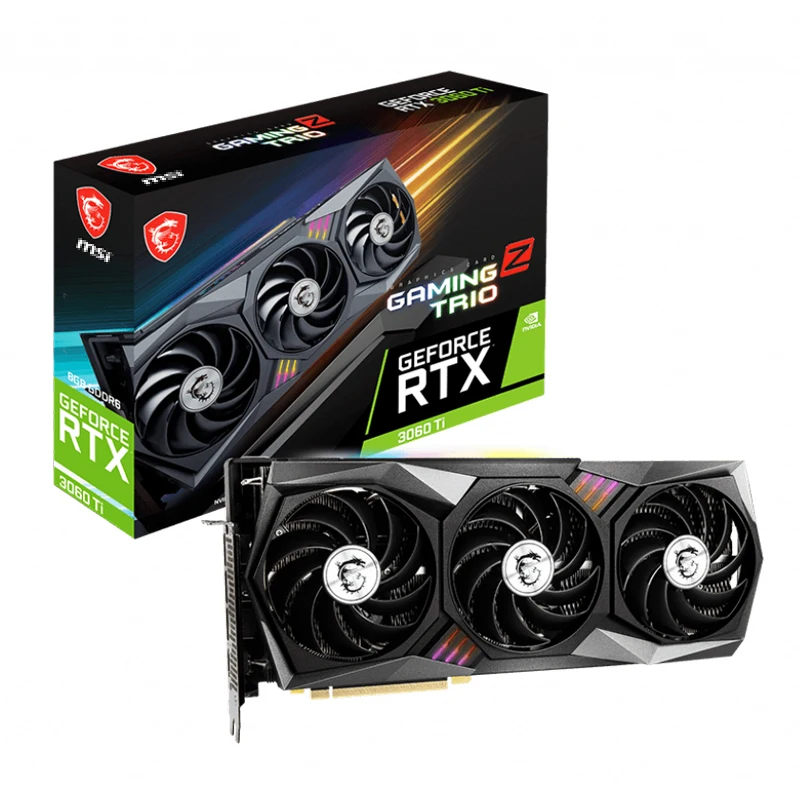 Оптовая продажа, графическая карта 3060 Geforce Rtx 3060 Ti 8 Гб Lhr Gaming Z Trio, графические карты 3060Ti 8 ГБ, видеокарта Rtx3060
