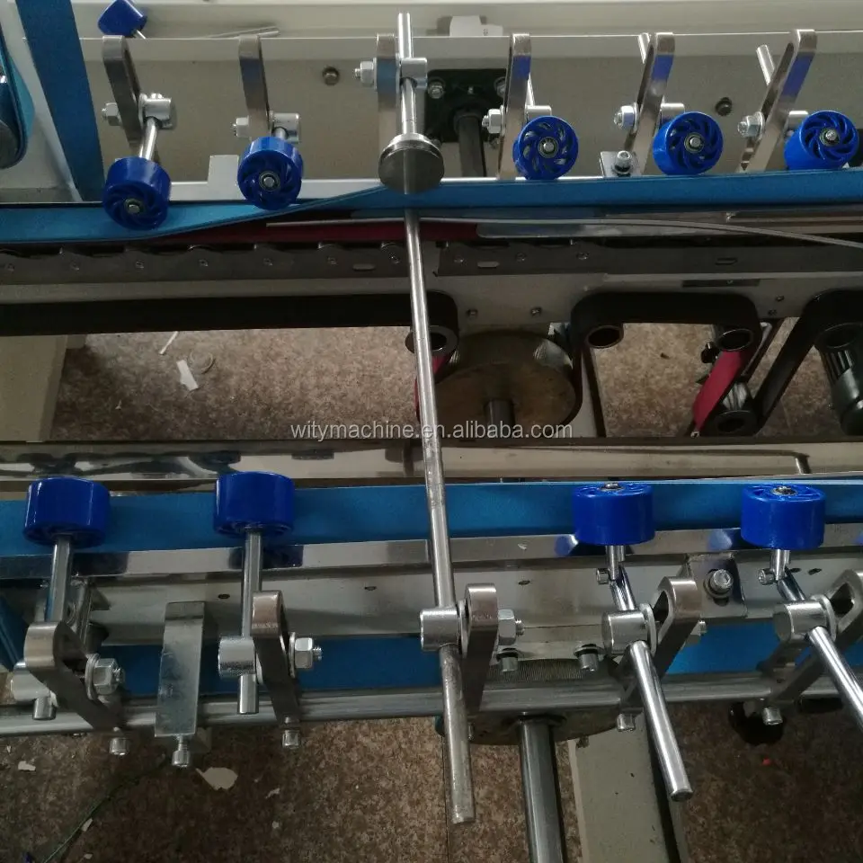 Automatic Carton Box Folder Gluer Machine