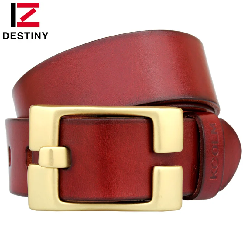 
High-end Solid Copper Buckle Top Genuine Leather Casual Fashion Luxury Men Designer Belts 