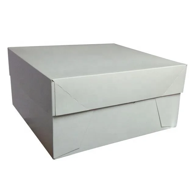 Custom White Bakery Wedding Cake Packing Box with Window Disposable Donut Dessert Boxes Cakes box