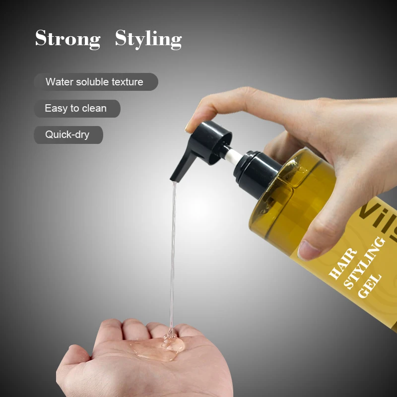 Low Price Brands hair set fixing Gel for man gel cream Cheap customize Quotation hair style styling with formula free sample