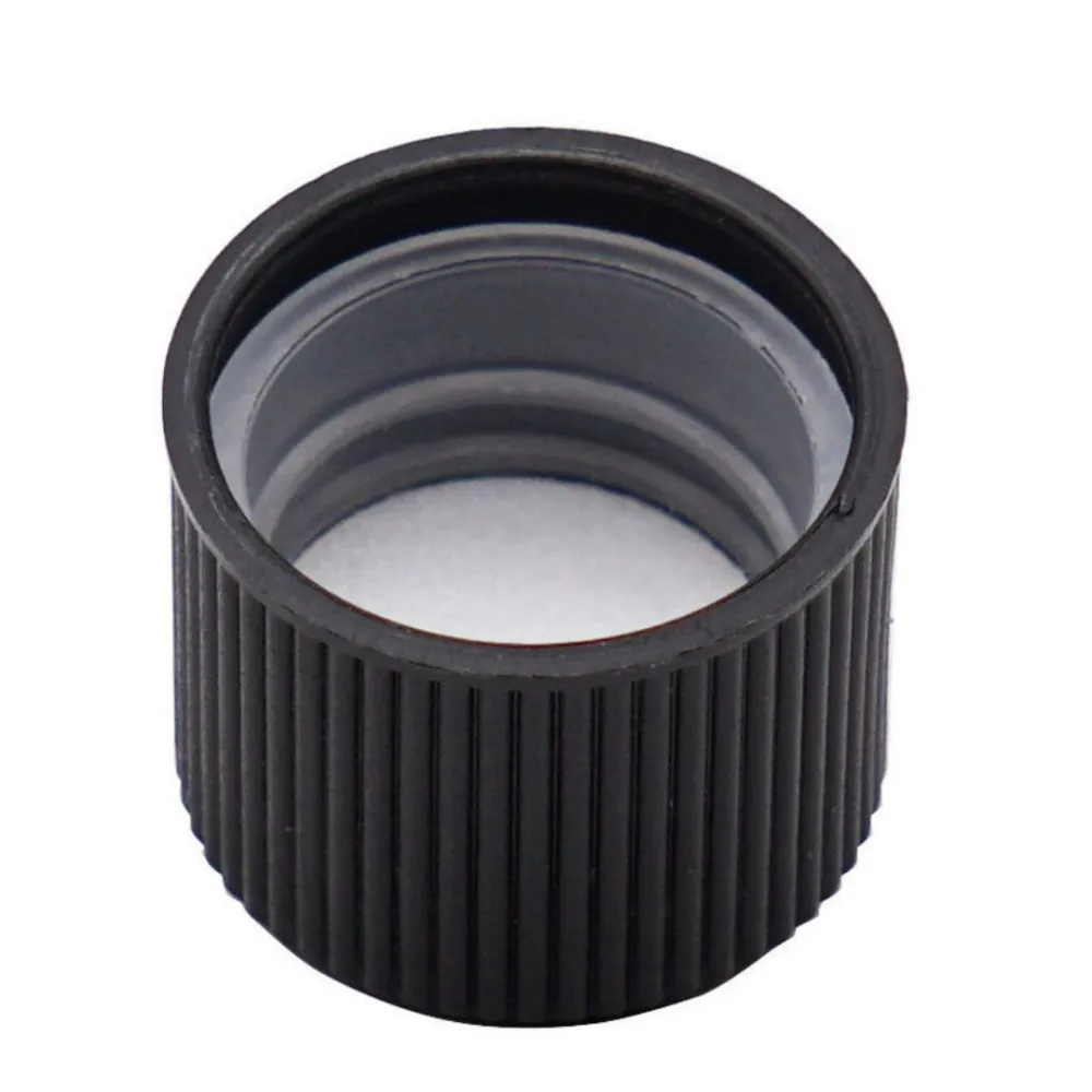 Custom color PP 18MM plastic child resistant lid childproof lid, 18 neck CRC plastic screw lid