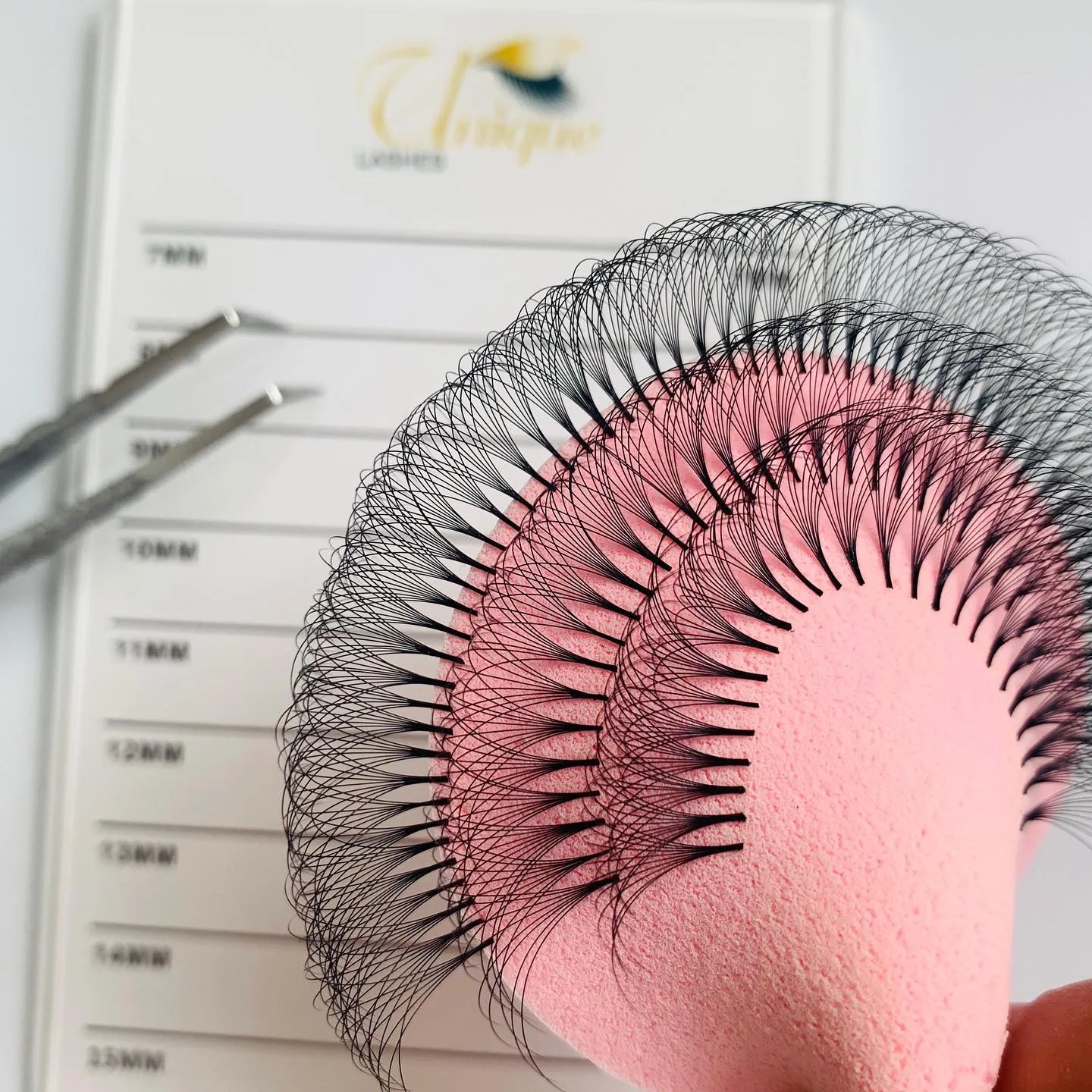 Individual Classic Lashes Premium PBT B C CC D DD Curl Single Mink Individual False Eyelash Extensions