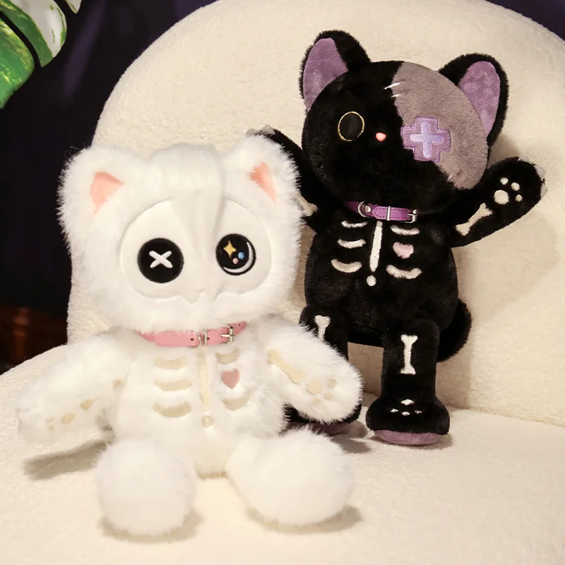 New Design Highly Recommend Creative Soft Cute Skeleton Cat Plush Toys for Gifts with Best Price