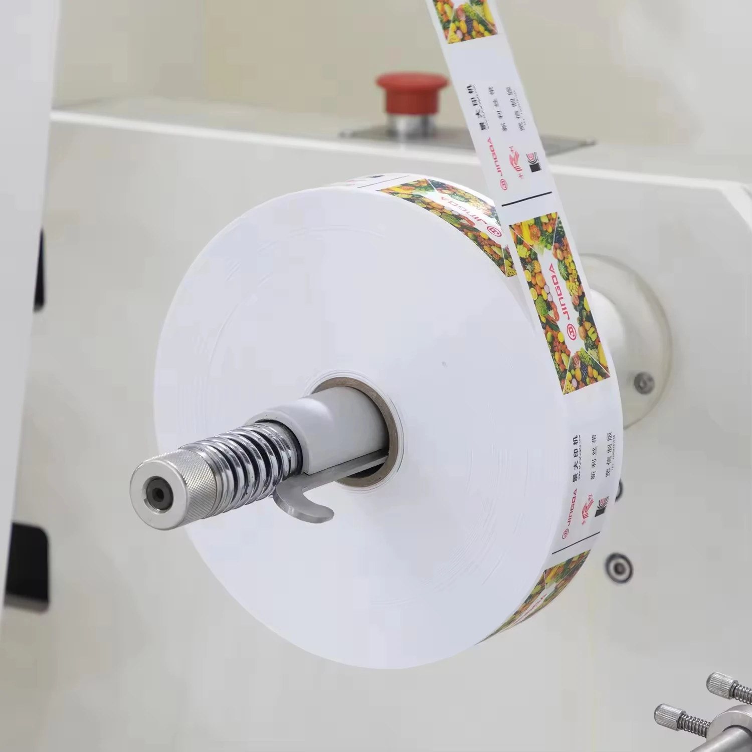 JR-1242 Wholesale 60m/Min High Speed Fully Automatic 6 Colors Letterpress Flexo Label Printing Machine For Narrow Fabric Label