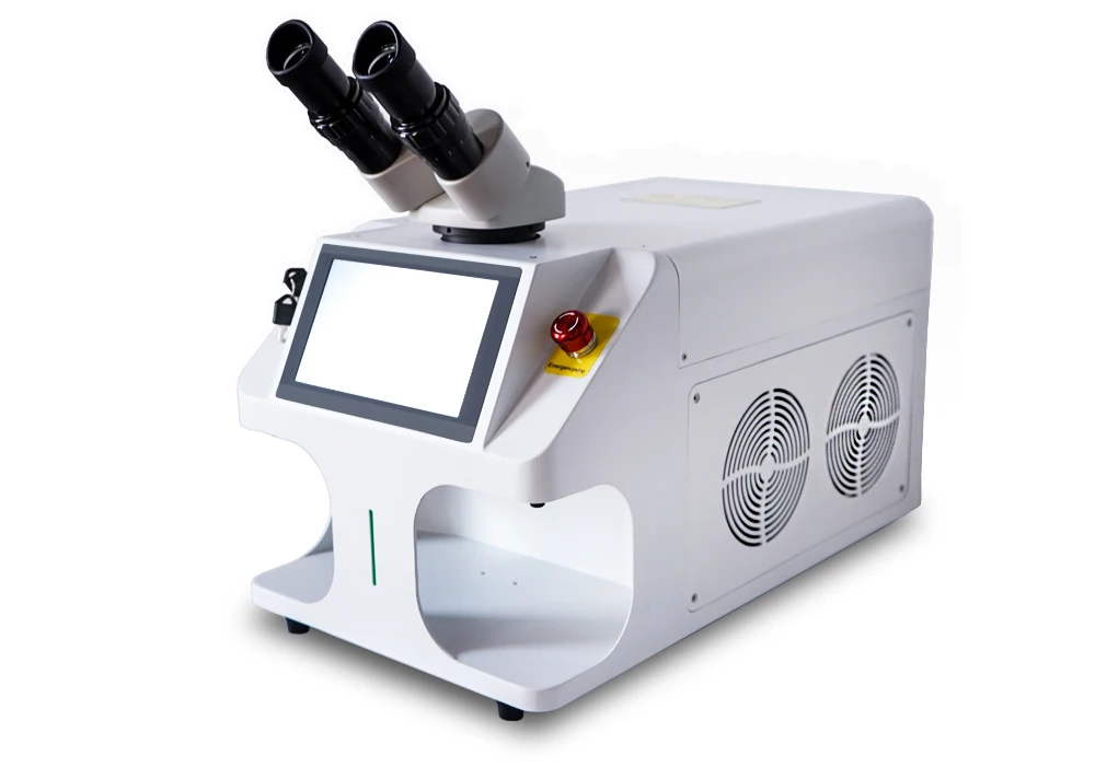 2024 HOT sell Mini YAG 100W   Laser Jewelry Welding Machinewith CCD Microscope for  Chain Ring Pendant and Jewelry Gold Silver