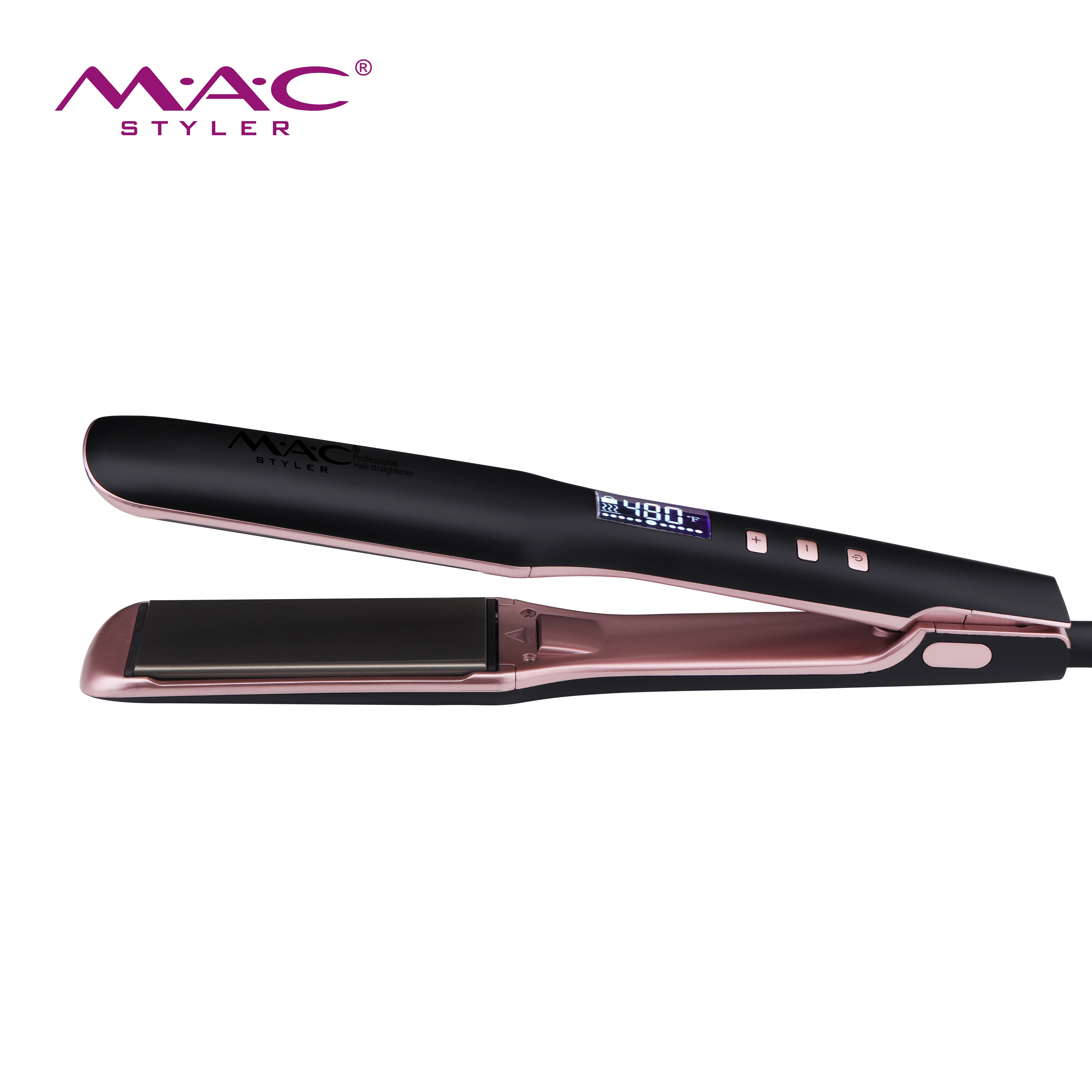 Professional Salon Barber Equipment Hair Straightener with Bag Comb Hairpin Tourmaline Flat Iron Hair Straighteners durable use