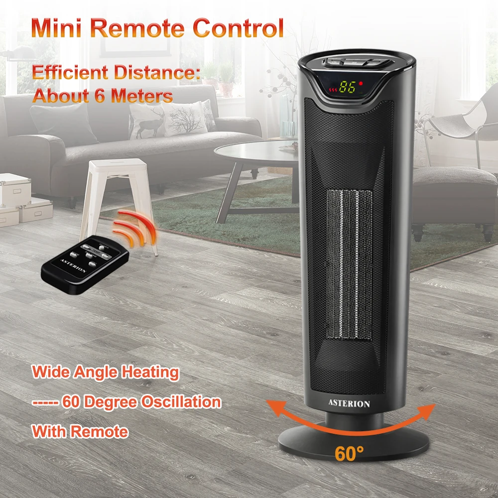 Лидер продаж, Графеновый портативный дешевый тепловой башенный вентилятор с защитой от перегрева, электрические обогреватели пространства для спальни