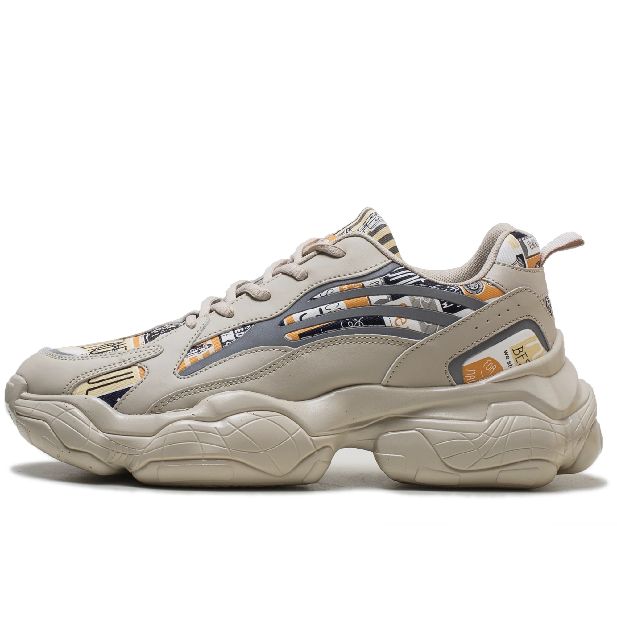 Korean version of platform sports shoes