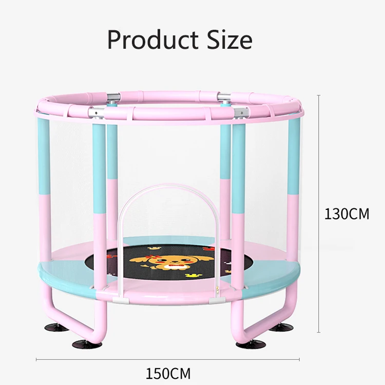 Big Garden Round Outdoor kids single bungee Jumping trampoline for sale Cheap Unisex Steel