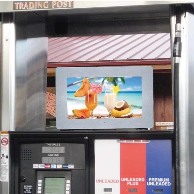 22 ' Outdoor LCD Display 5000Nit High brightness Monitor Hanging Advertising Touch Screen Monitor support -40-50 Centigrades