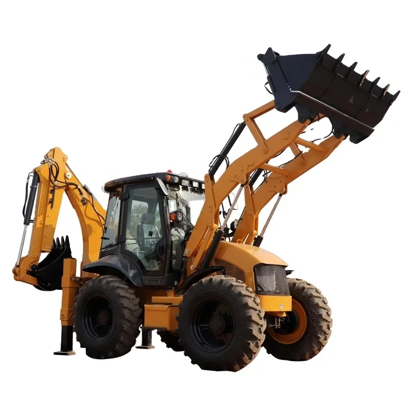 TW890Hot selling Small 4X4 backhoe loader tractor backhoe loader with Weichai / Cummins engine