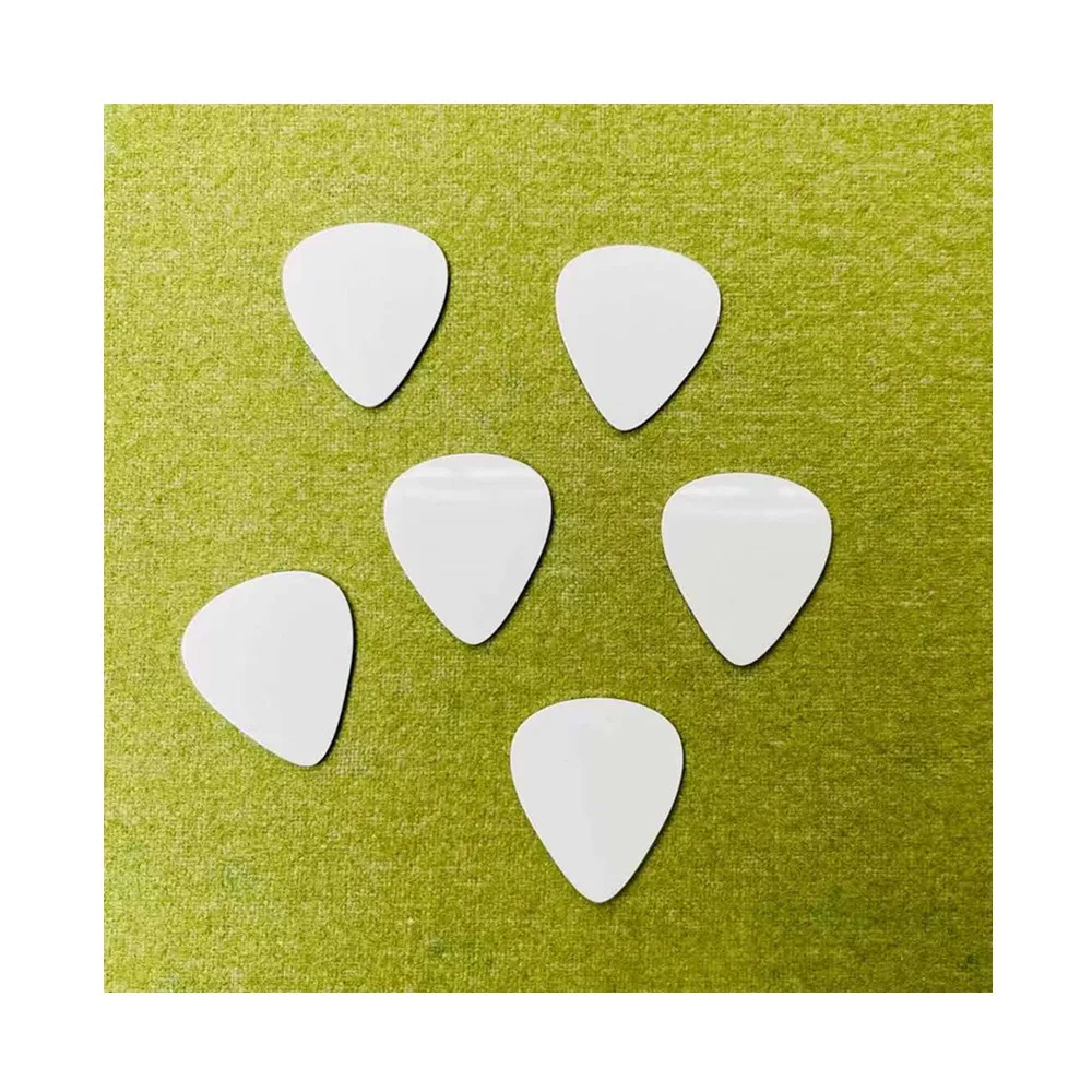 2022 Personalized Metal Sublimation Guitar Picks Double Sided Sublimation Printable Guitar Pick Aluminum Blank for Digital Print