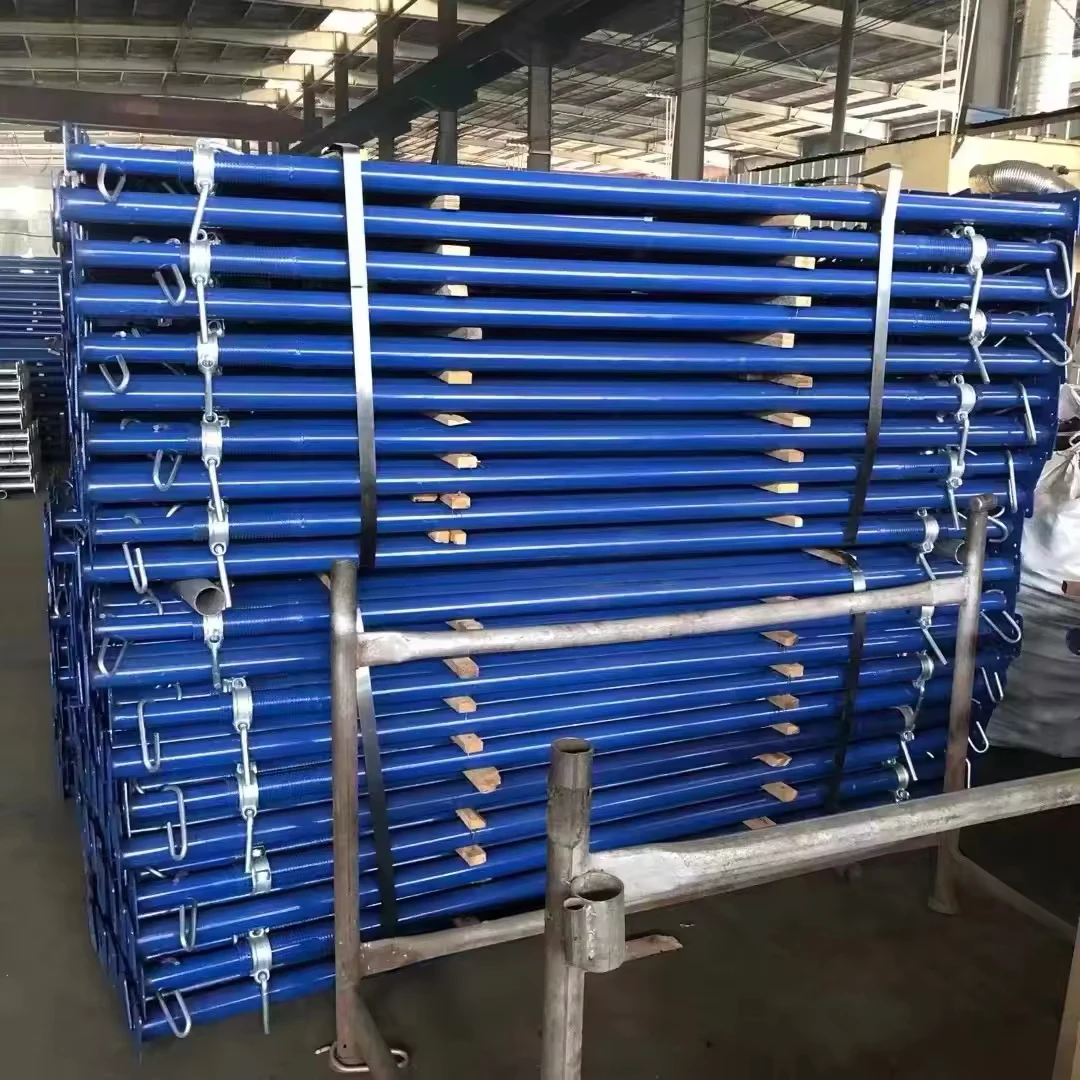 Heavy Duty Adjustable Galvanized Scaffolding Steel Shoring Props Puntal De Acero Construction