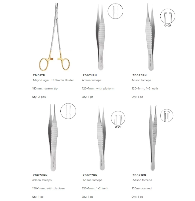 SHINVA Nonsyndromic Cleft Lip and Palate Instruments Set