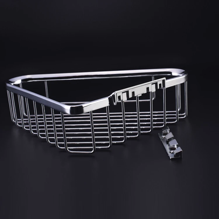 Rack Triangle Shelf Bathroom Wall Mounted  Basket Corner Shower Shelf