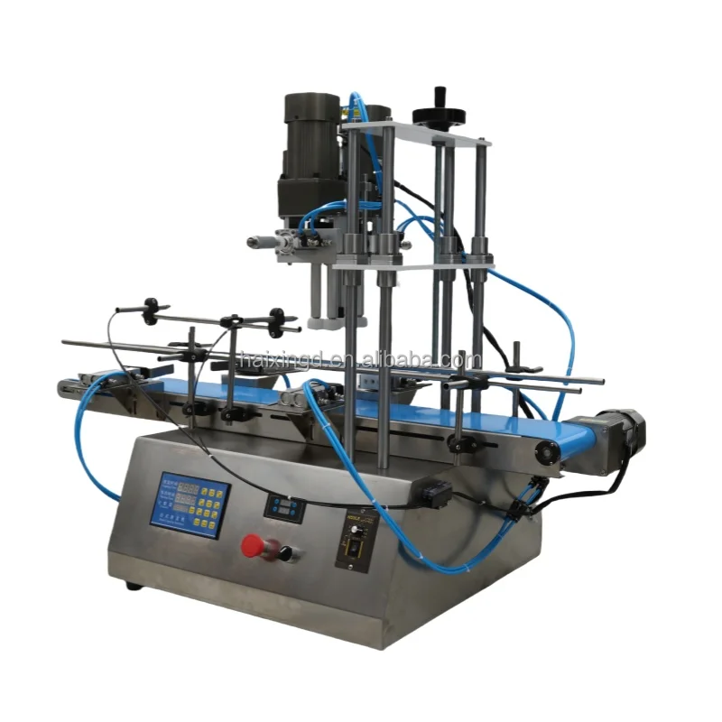 Hot New Product Table Type Bottle Screw Capping Machine Pneumatic Cap Sealing Bottle Capping Machine