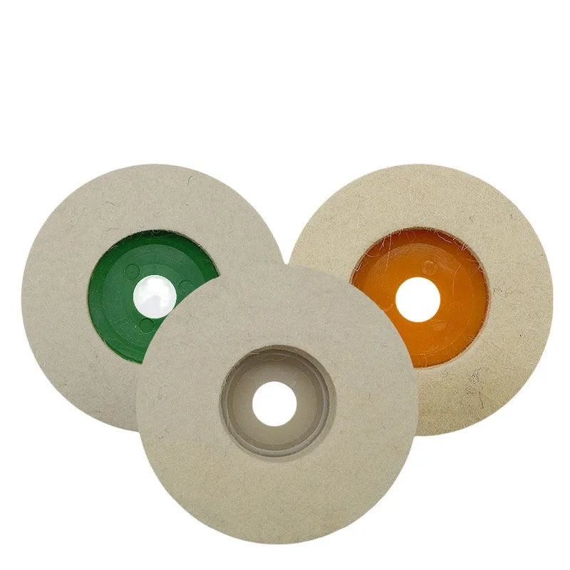 Белый шерстяной войлок, гибкий режущий диск 100-125 мм и шлифовальный диск