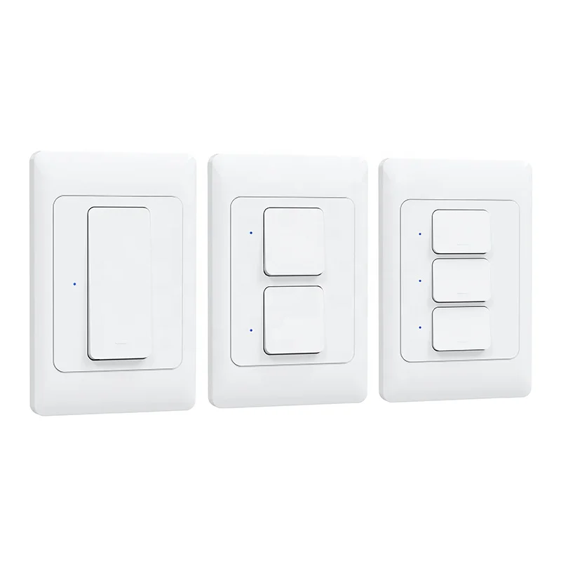 Tuya Smart 1/2/3 Gang Au Wifi Light Switch Touch Screen On/off smart switch Works With Google Home/alexa