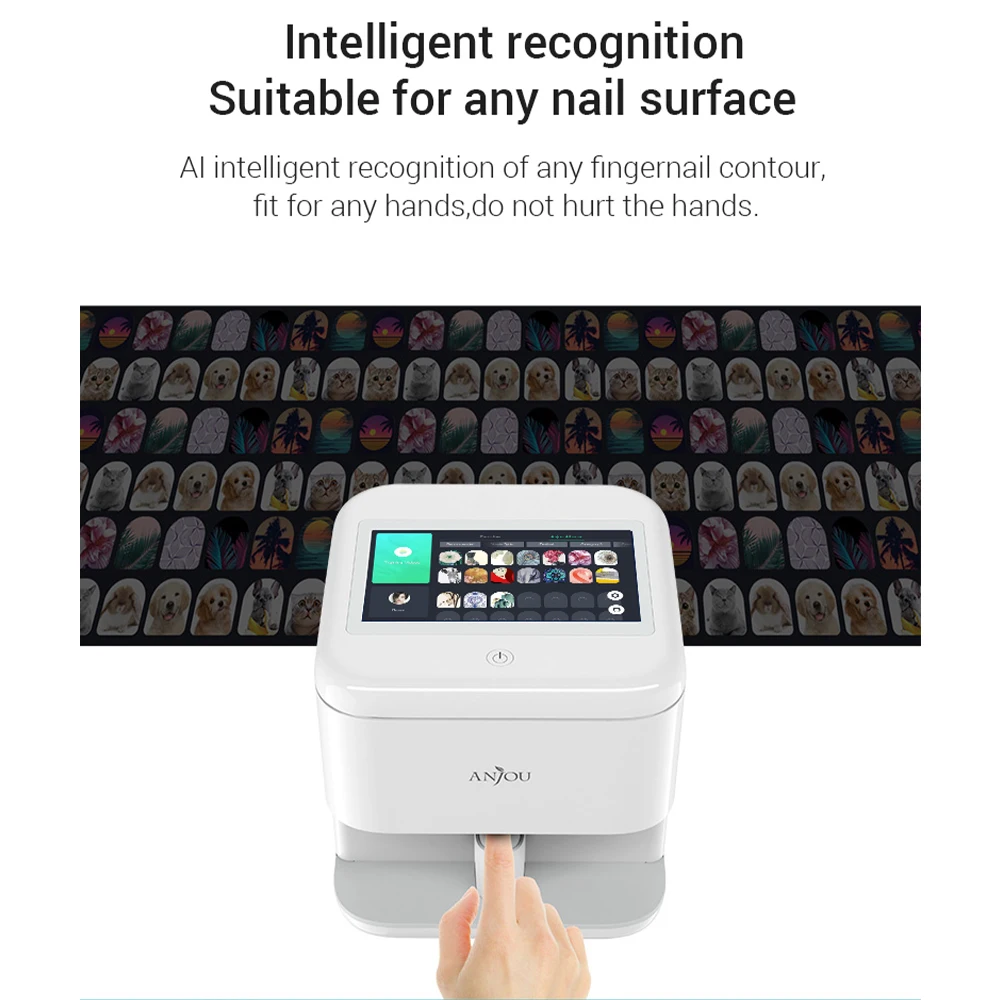 
40 Seconds Done DIY Print AI Nail Painting Printer Machine 