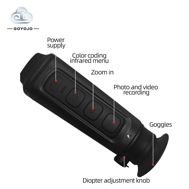 Thermal imager night vision device HD infrared monocular hunting rescue patrol search