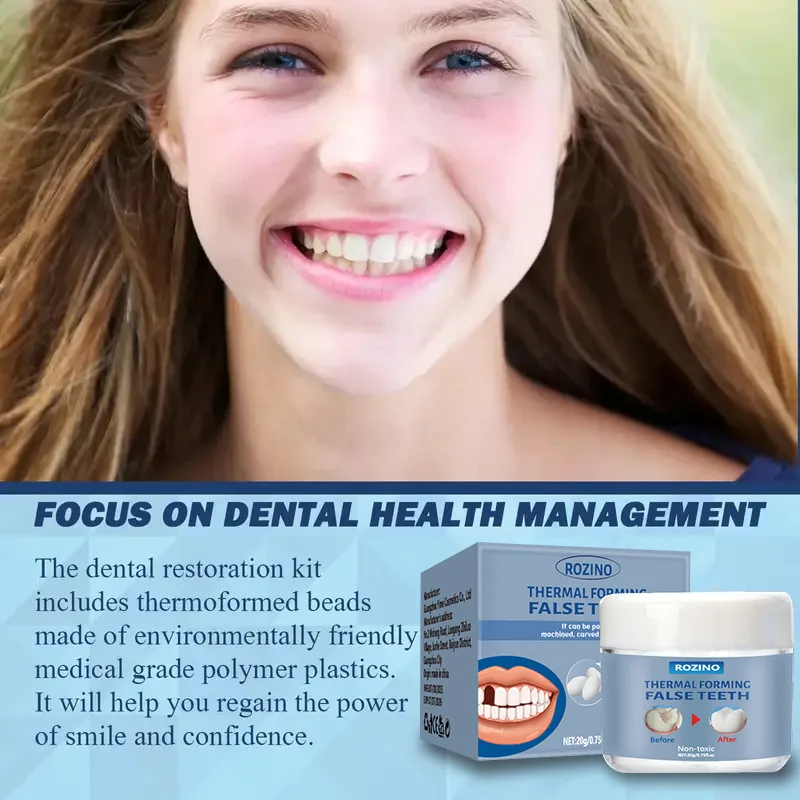 False Teeth Solid Glue Temporary Tooth Repair Kit Fitting Care Teeth Moldable Tool Thermal Tooth Adhesive Pellet