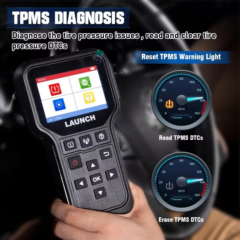 Лидер продаж диагностический инструмент для запуска CRT5011E TPMS тестер сканер дизельный OBD2